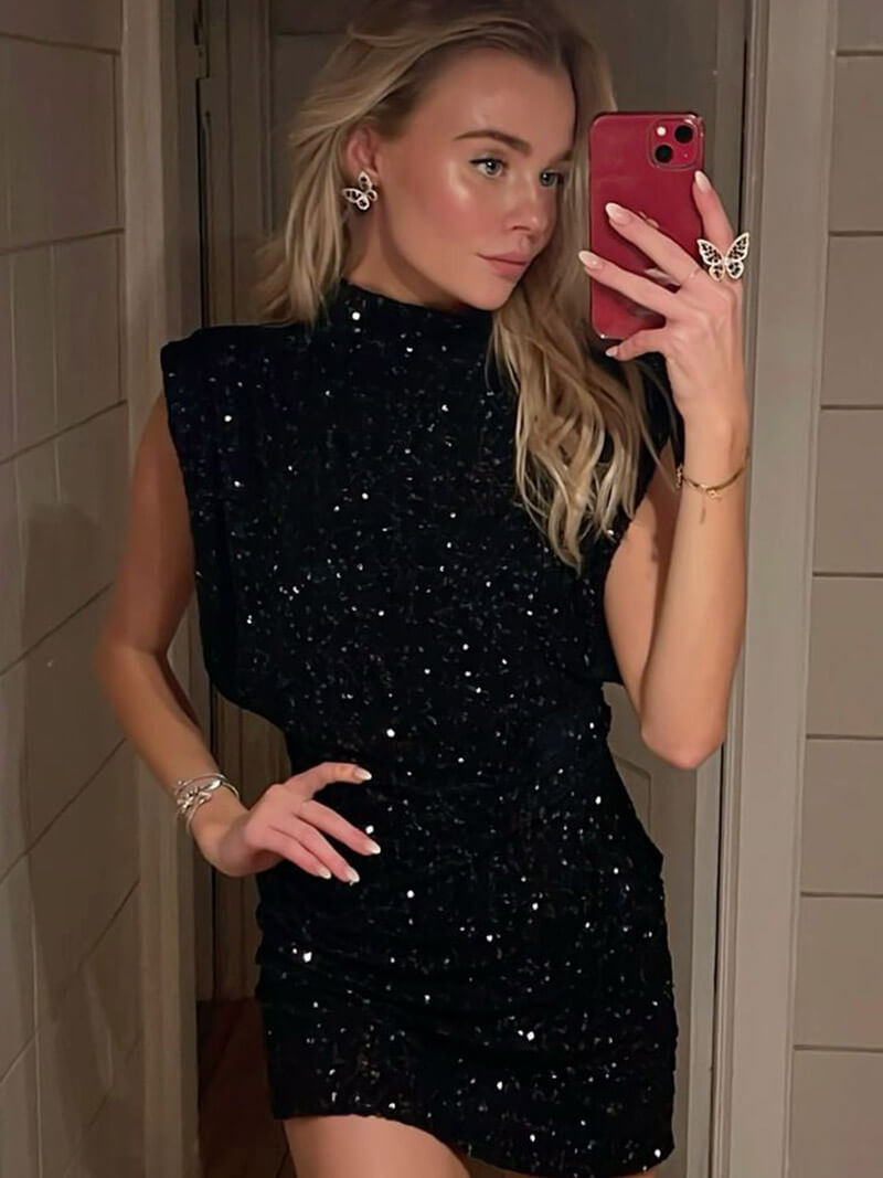 Amy™ | Glitterjurk