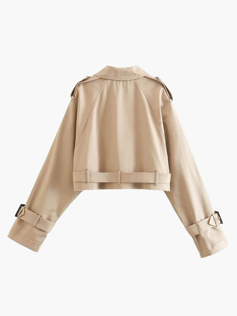 Blair™ | Cropped Trenchcoat